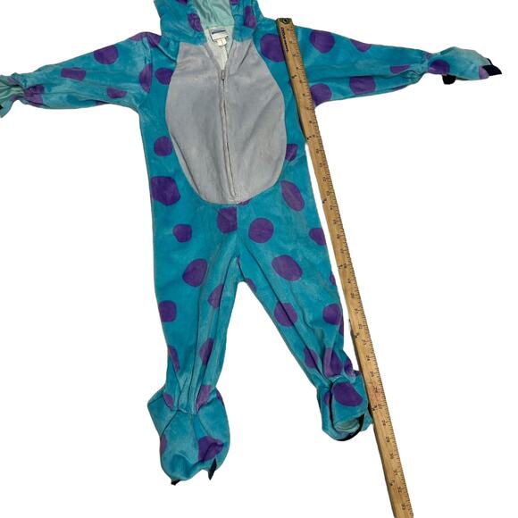 Disney Pixar Monsters Inc Plush SULLY Halloween Costume Blue/Purple 12-18 months - Picture 7 of 10